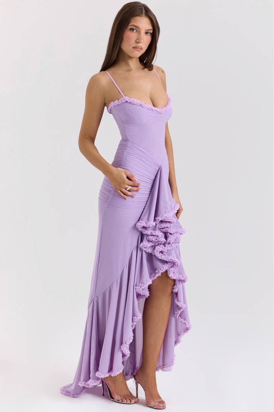 Rosalie Ruffled Maxi Dress