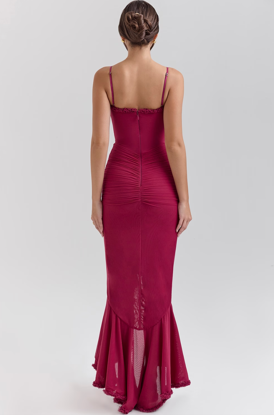 Rosalie Ruffled Maxi Dress