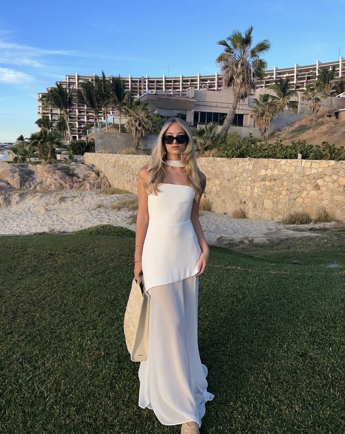 Cora Asymmetric Maxi Dress