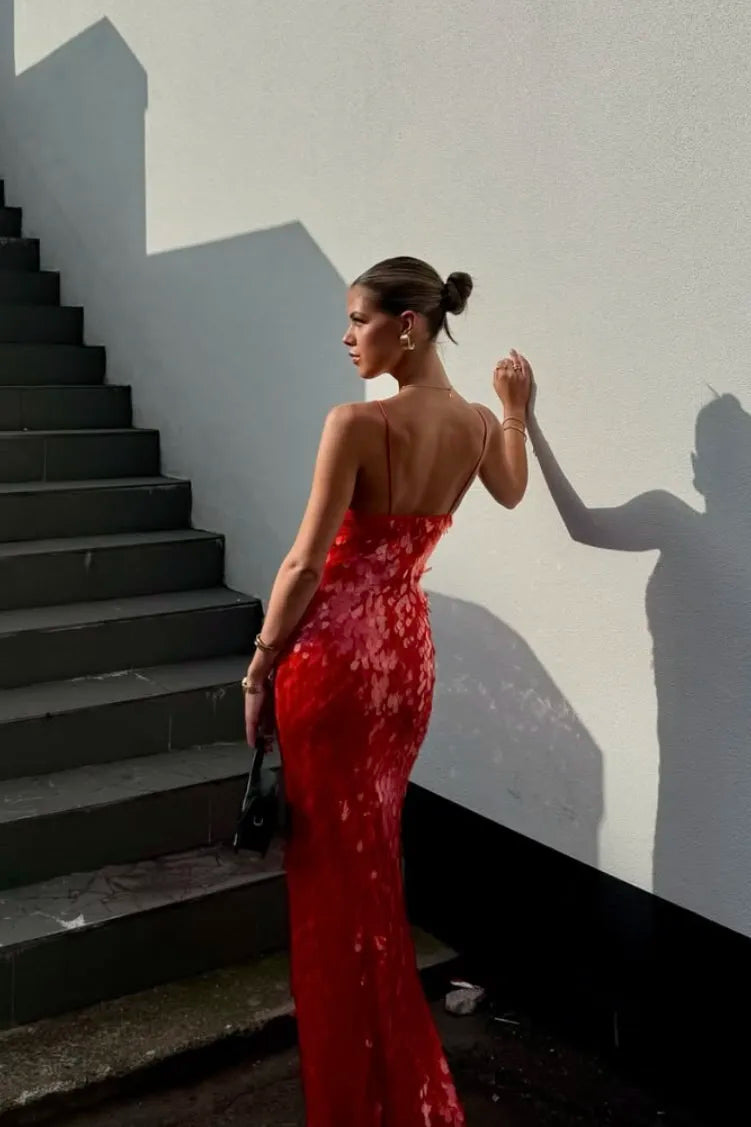 Beatrice Sequin Maxi Dress