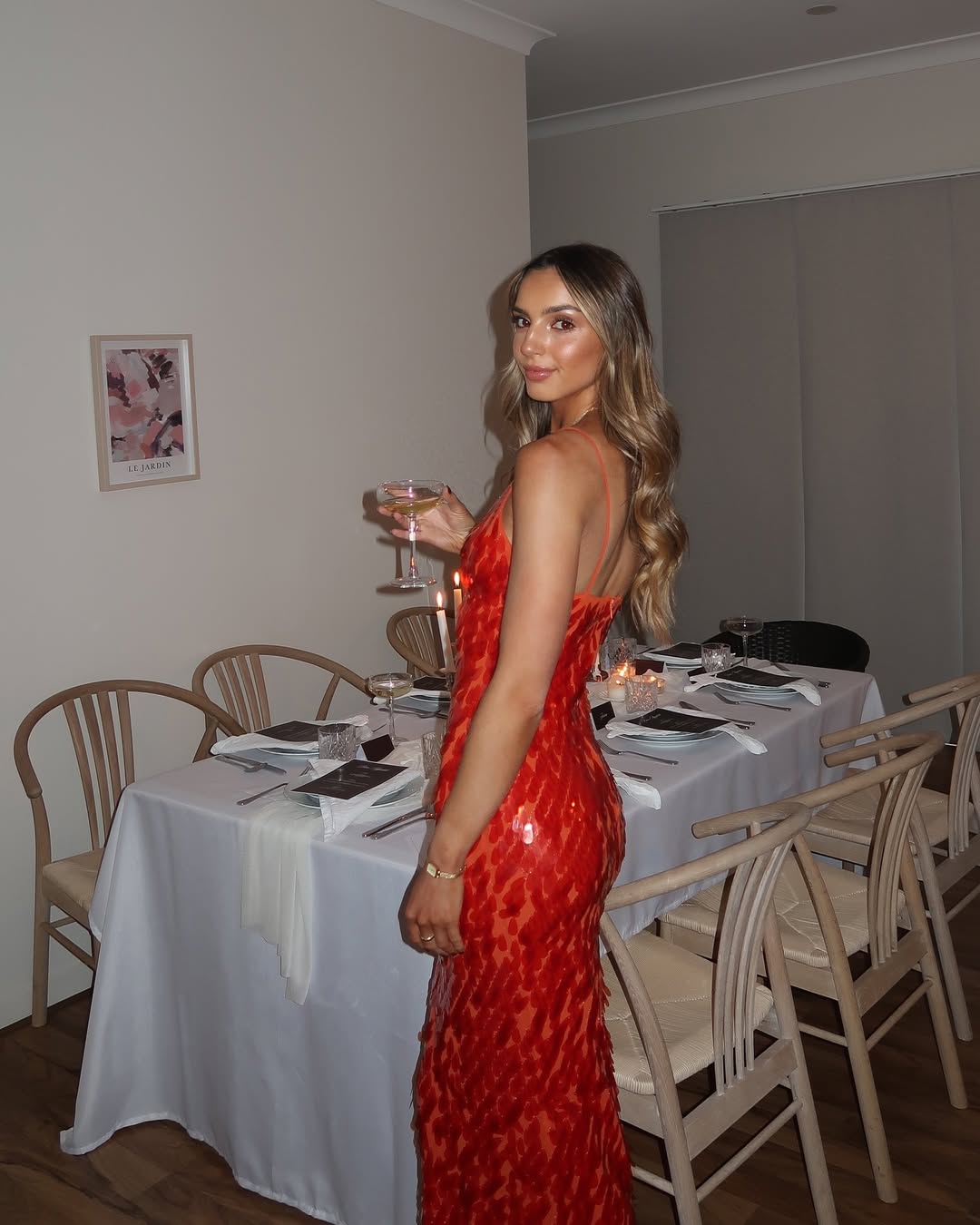 Beatrice Sequin Maxi Dress