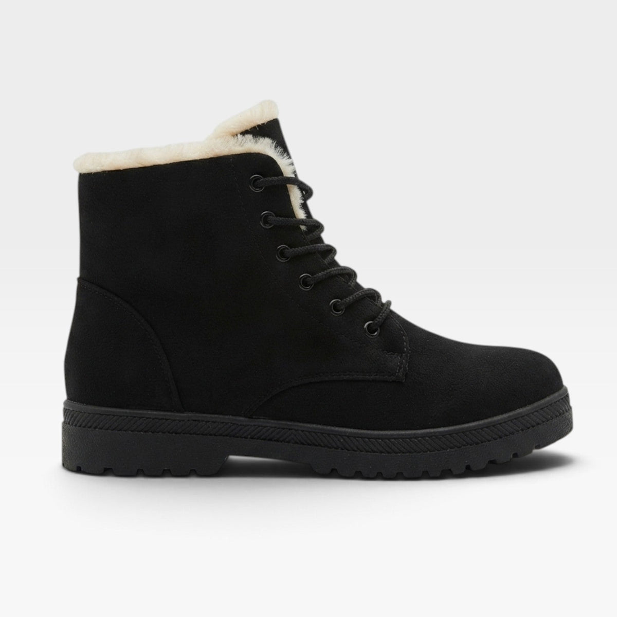 Fleece Lined Ankle Boots, Low Heel Cosy Winter Booties