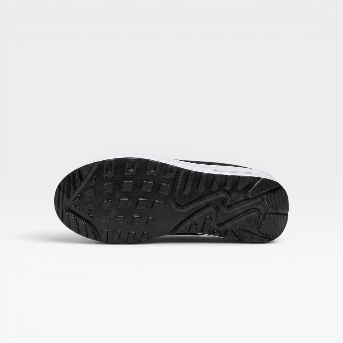 Air Cushion Platform Trainers, Breathable Knit Slip Ons