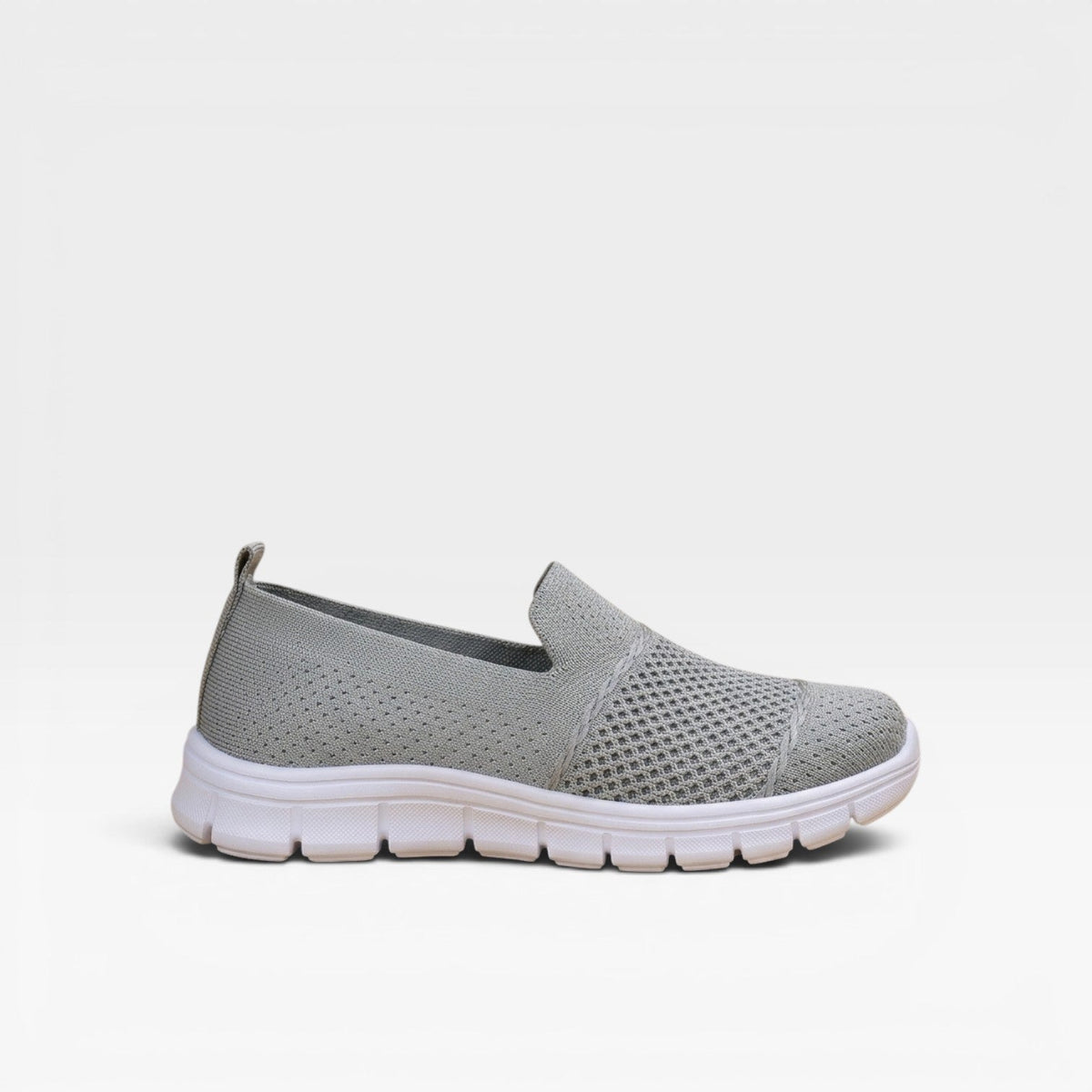 Knit Mesh Slip On Sneakers, Breathable Comfort Shoes