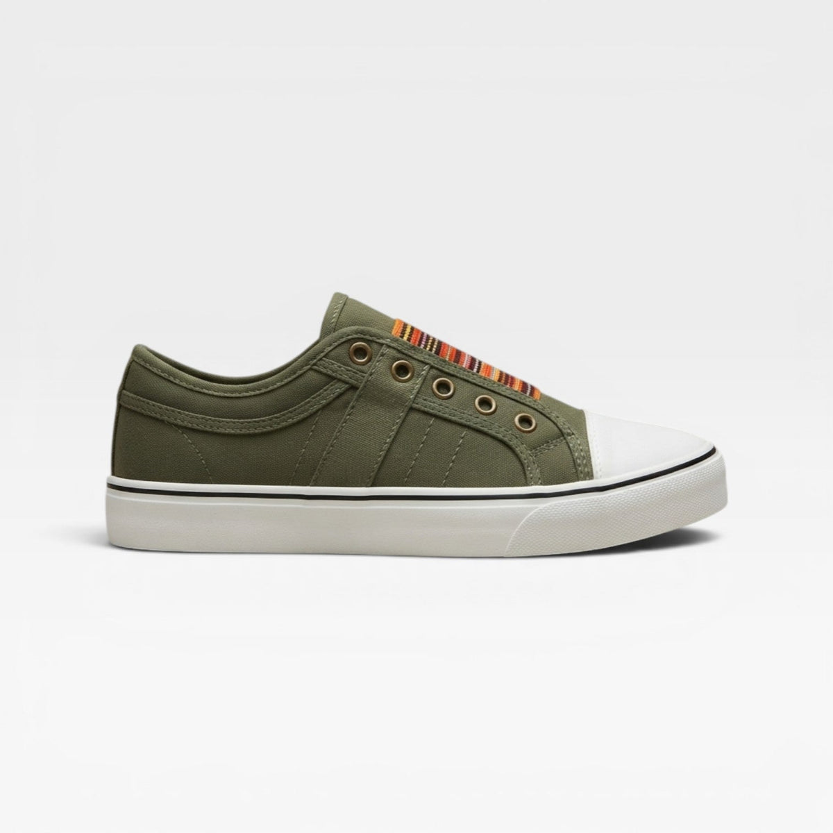 Slip On Trainers, Breathable Cushioned Laceless Sneakers