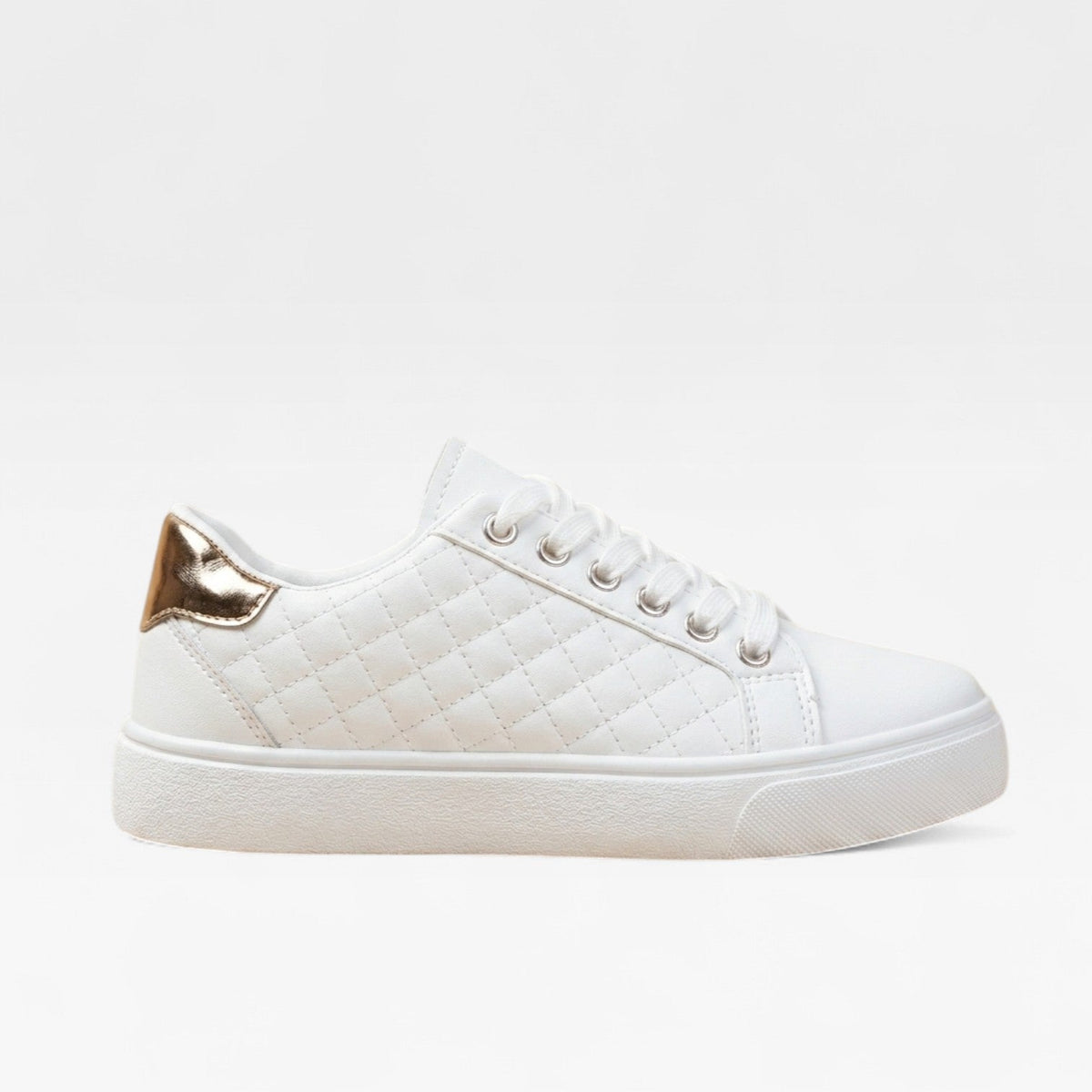 Lace Up Casual Trainers, Lightweight Cushioned Shoes