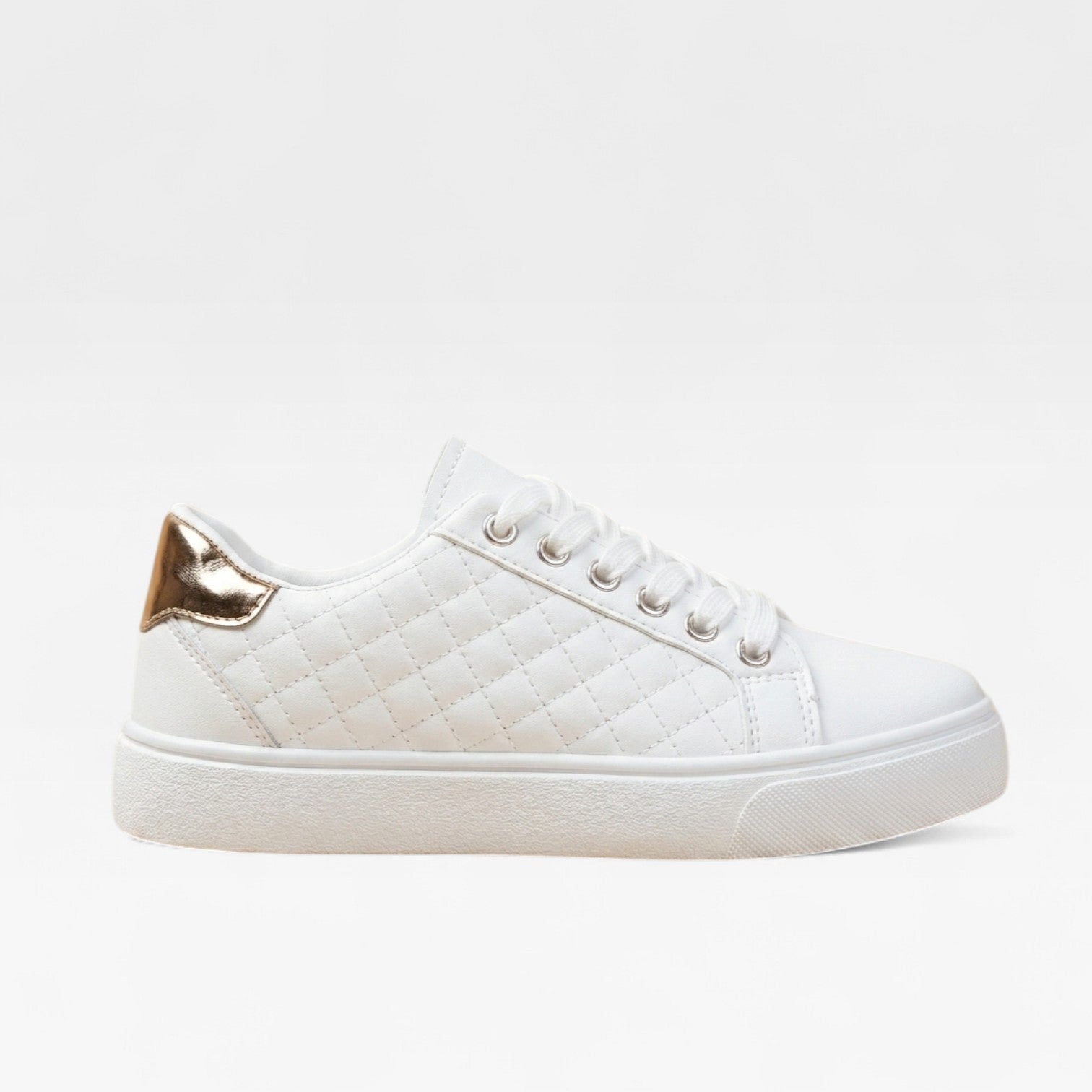Lace Up Casual Trainers, Lightweight Cushioned Shoes