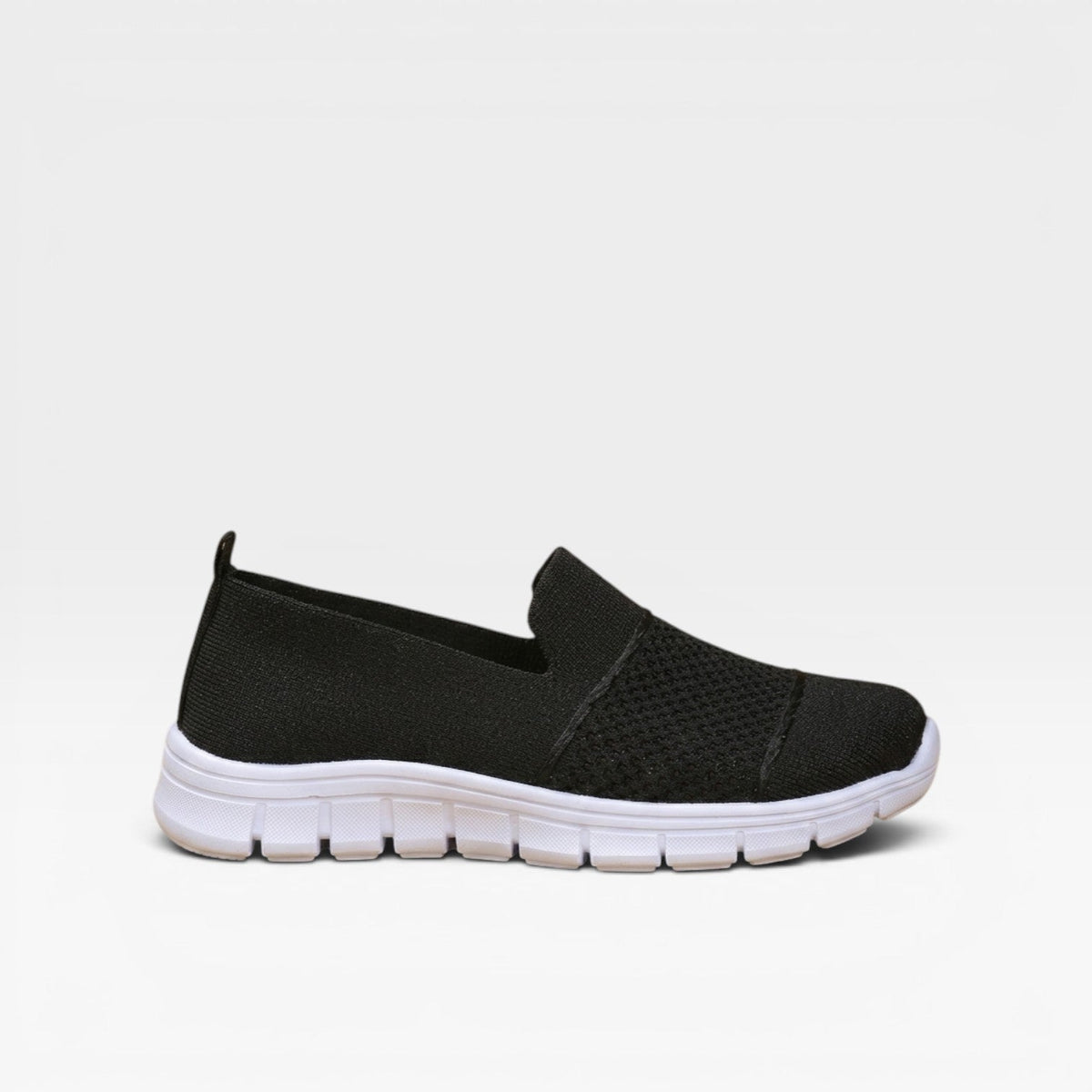 Knit Mesh Slip On Sneakers, Breathable Comfort Shoes