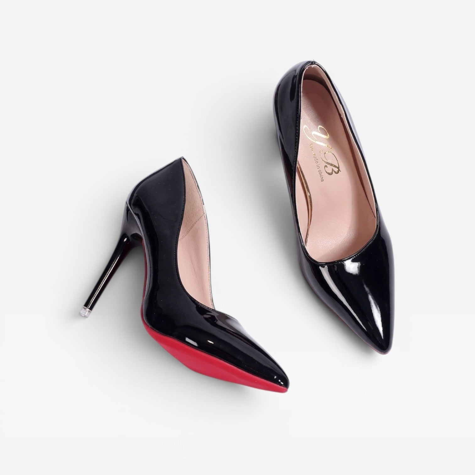 Patent Pointed Toe Court Shoes, Classic Stiletto Heel