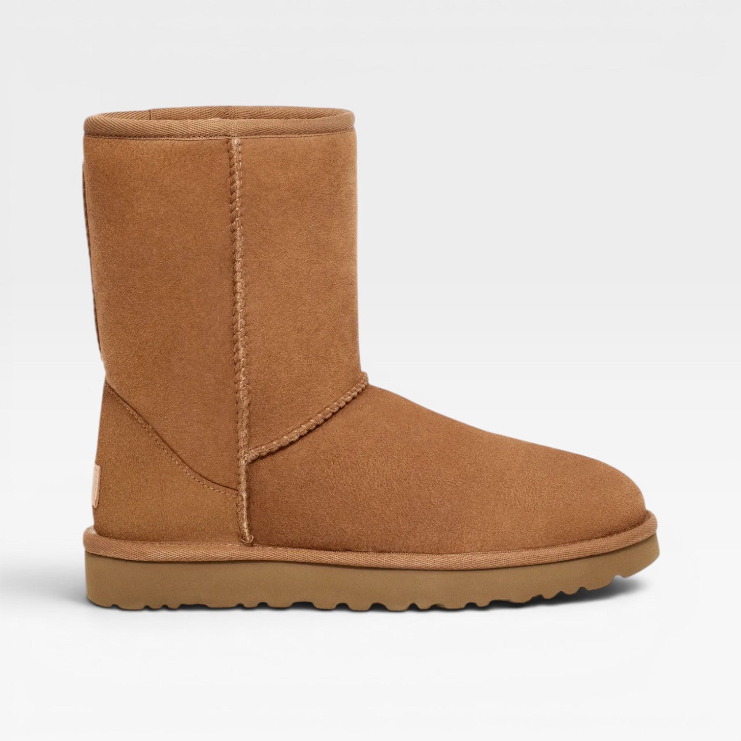 Cowhide Suede Winter Ankle Boots, Sheepskin Lining