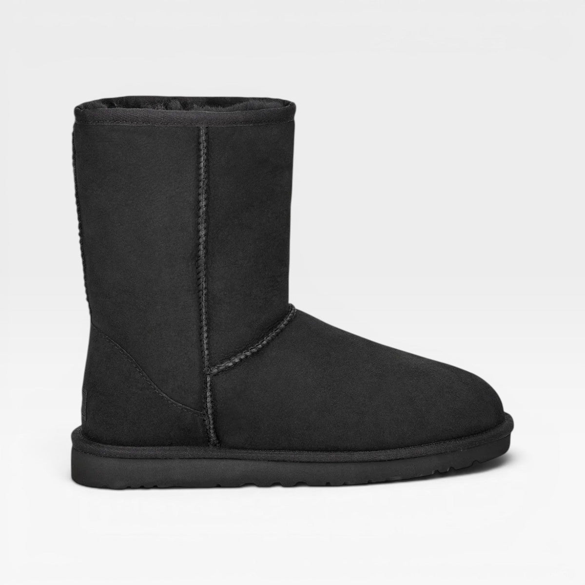 Cowhide Suede Winter Ankle Boots, Sheepskin Lining