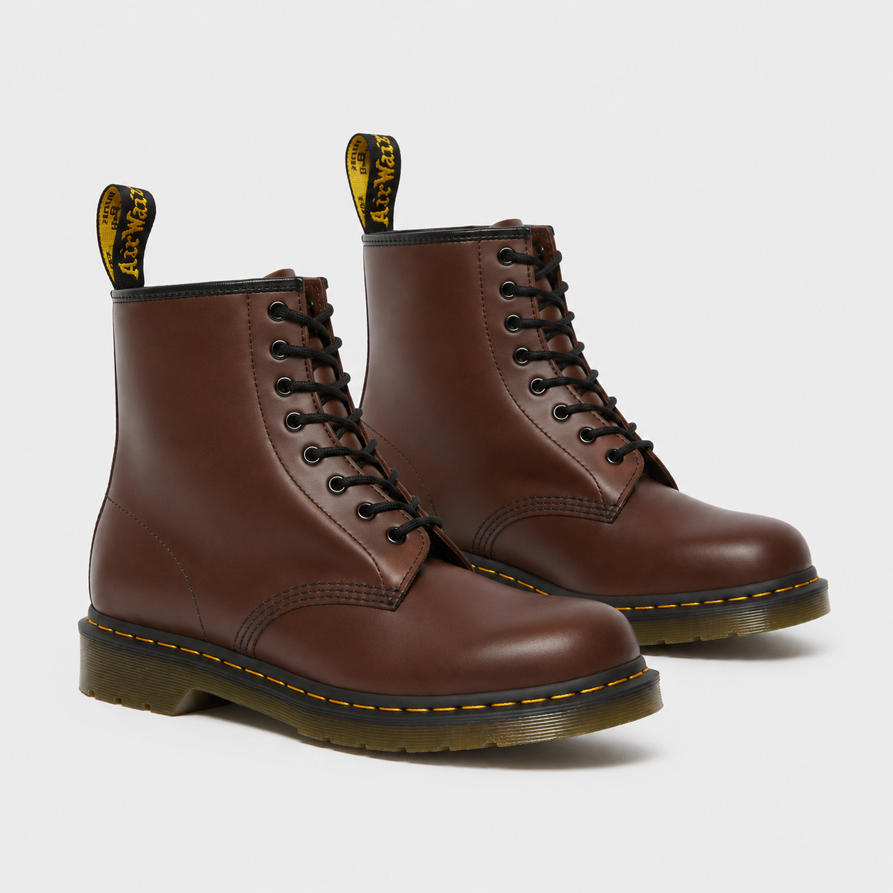 Lace Up Combat Boots, Durable Leather Look Ankle Pair