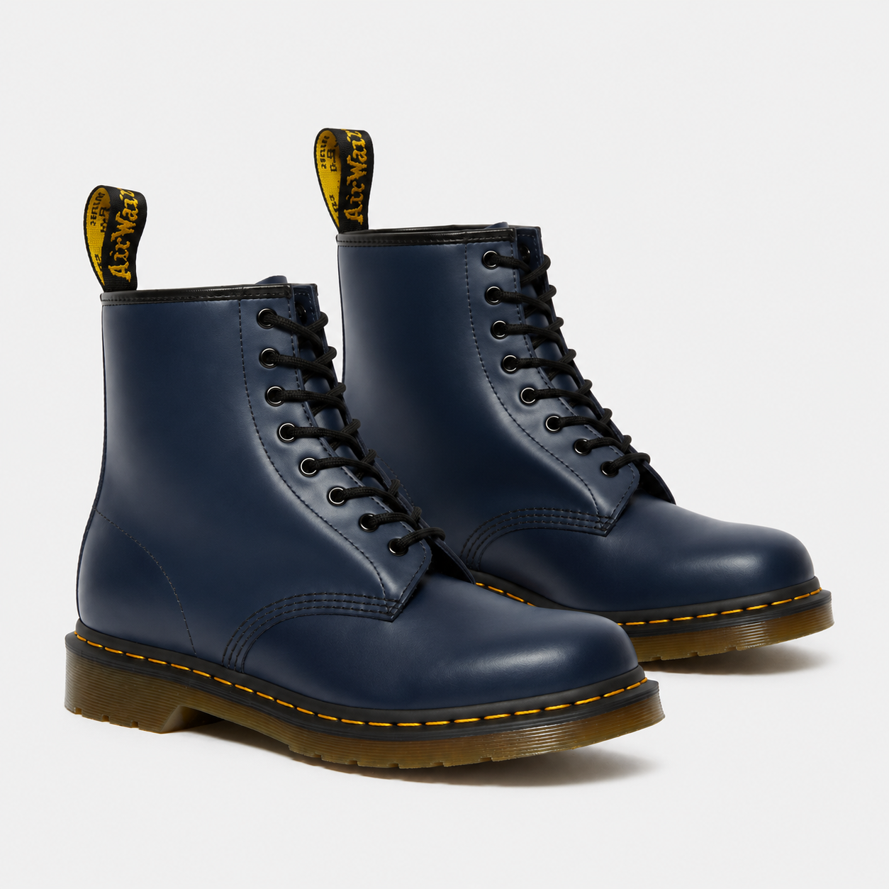 Lace Up Combat Boots, Durable Leather Look Ankle Pair