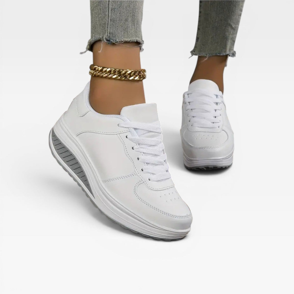 Cushioned Walking Trainers, Supportive Everyday Shoes