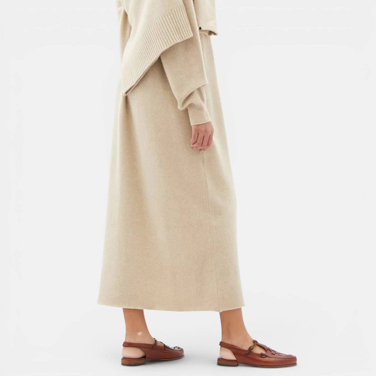 Leather Cross-Strap Sandals, Lightweight Summer Flats