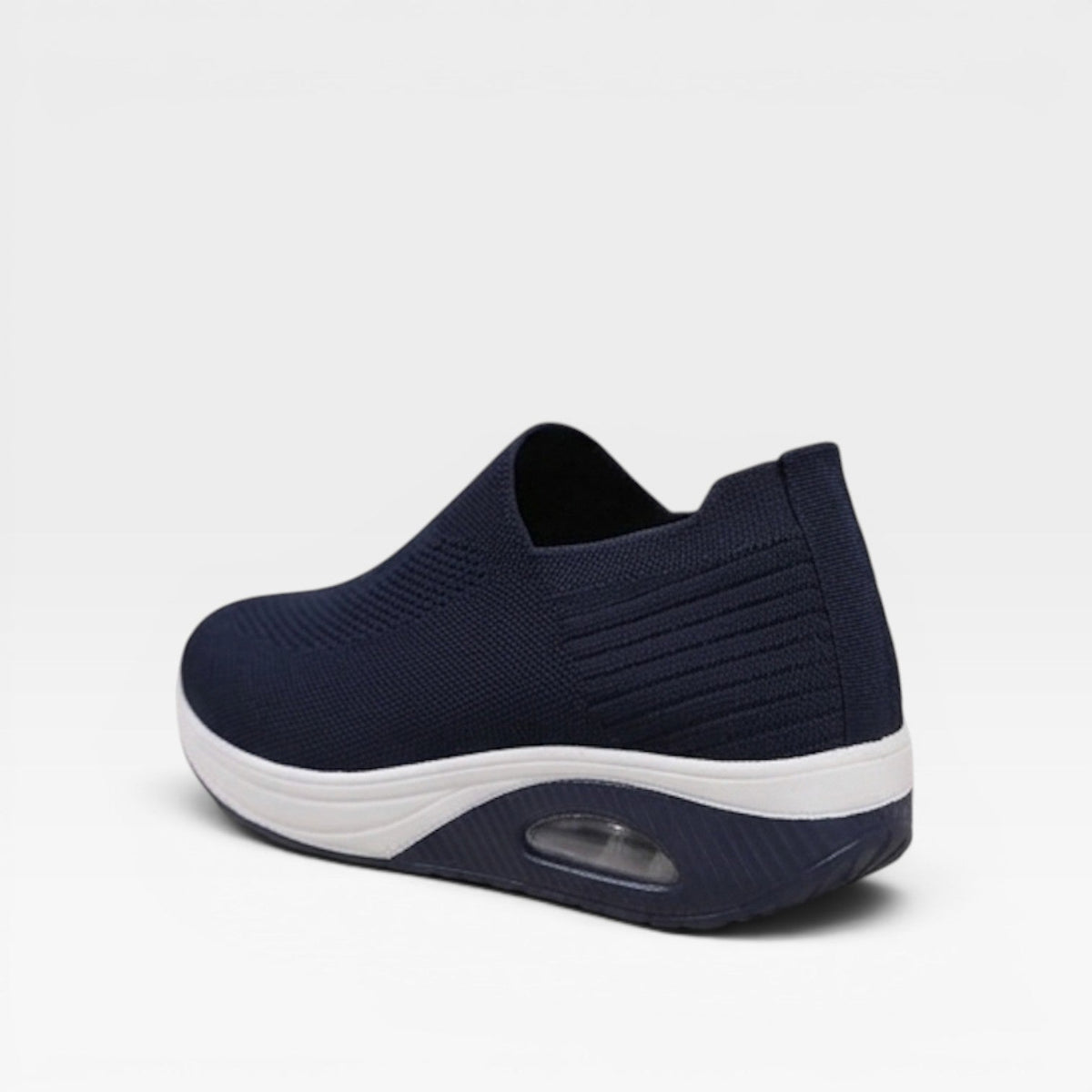 Knit Slip On Trainers, Breathable Lightweight Walkers