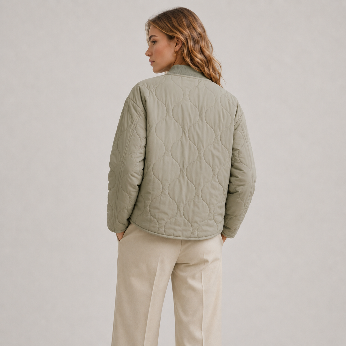 Loose Fit Button Front Coat, Warm Long Sleeve Jacket