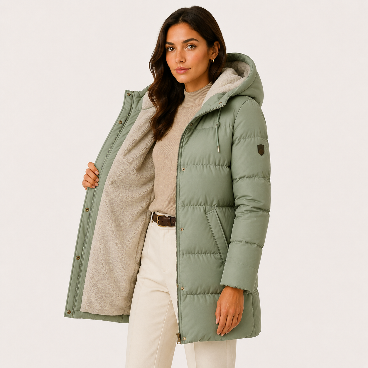 Insulated Puffer Coat, Lightweight Warm Winter Layer
