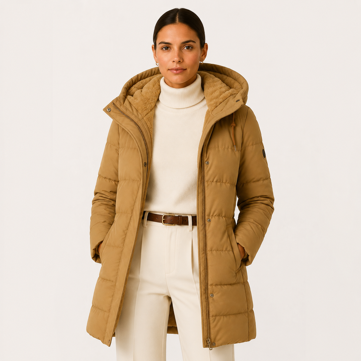 Insulated Puffer Coat, Lightweight Warm Winter Layer