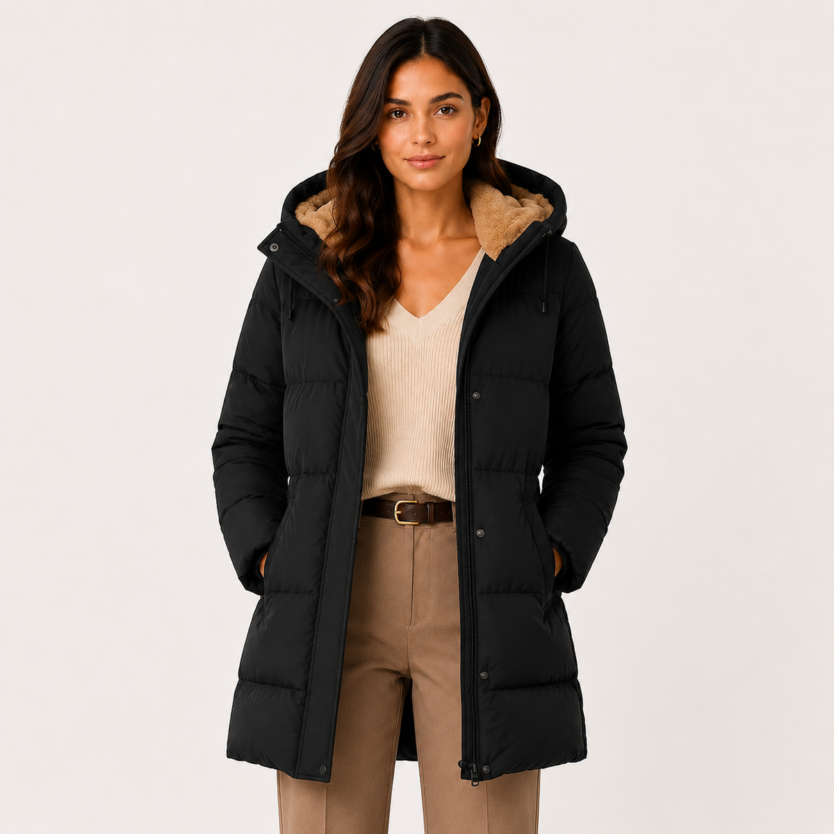 Insulated Puffer Coat, Lightweight Warm Winter Layer