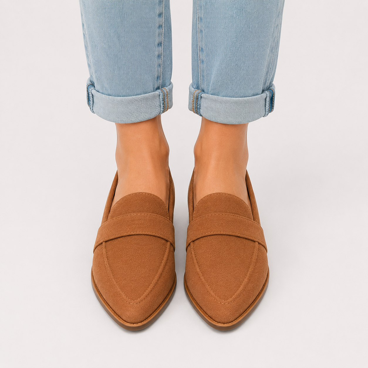 Pointed Toe Loafers, Heritage Slip-On Office Shoes