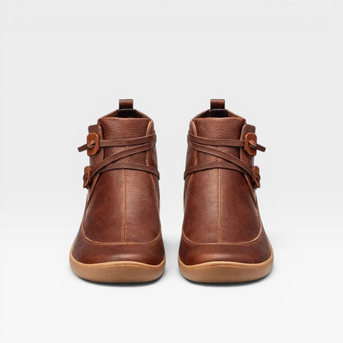 Waterproof Ankle Boots, Toggle Strap Cushioned Wedge