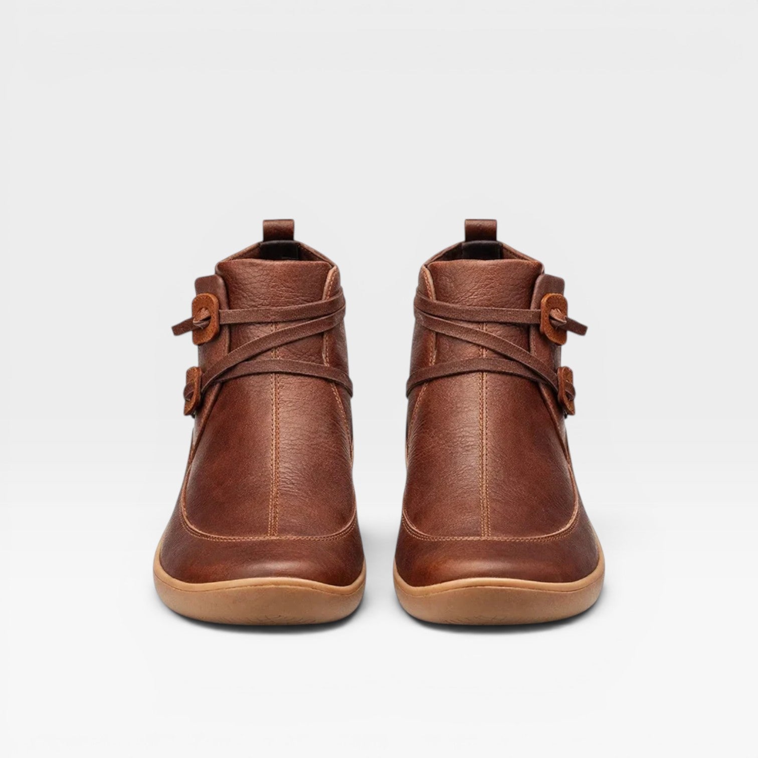 Waterproof Ankle Boots, Toggle Strap Cushioned Wedge