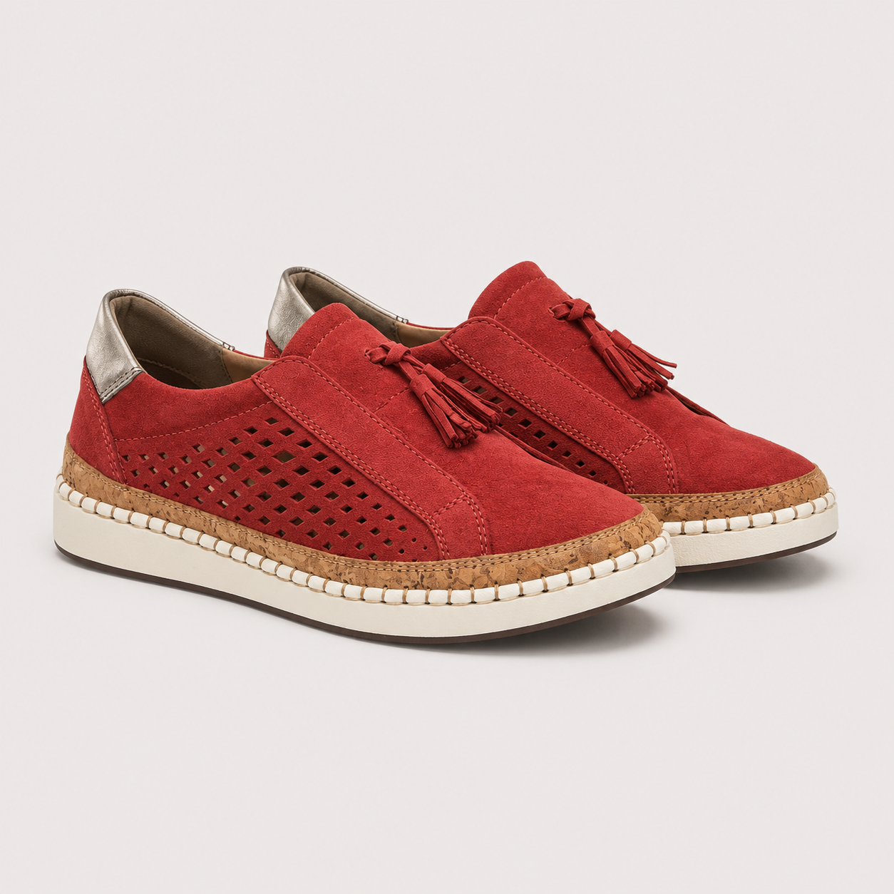 Slip-On Loafers, Lightweight Cushioned Walking Shoes