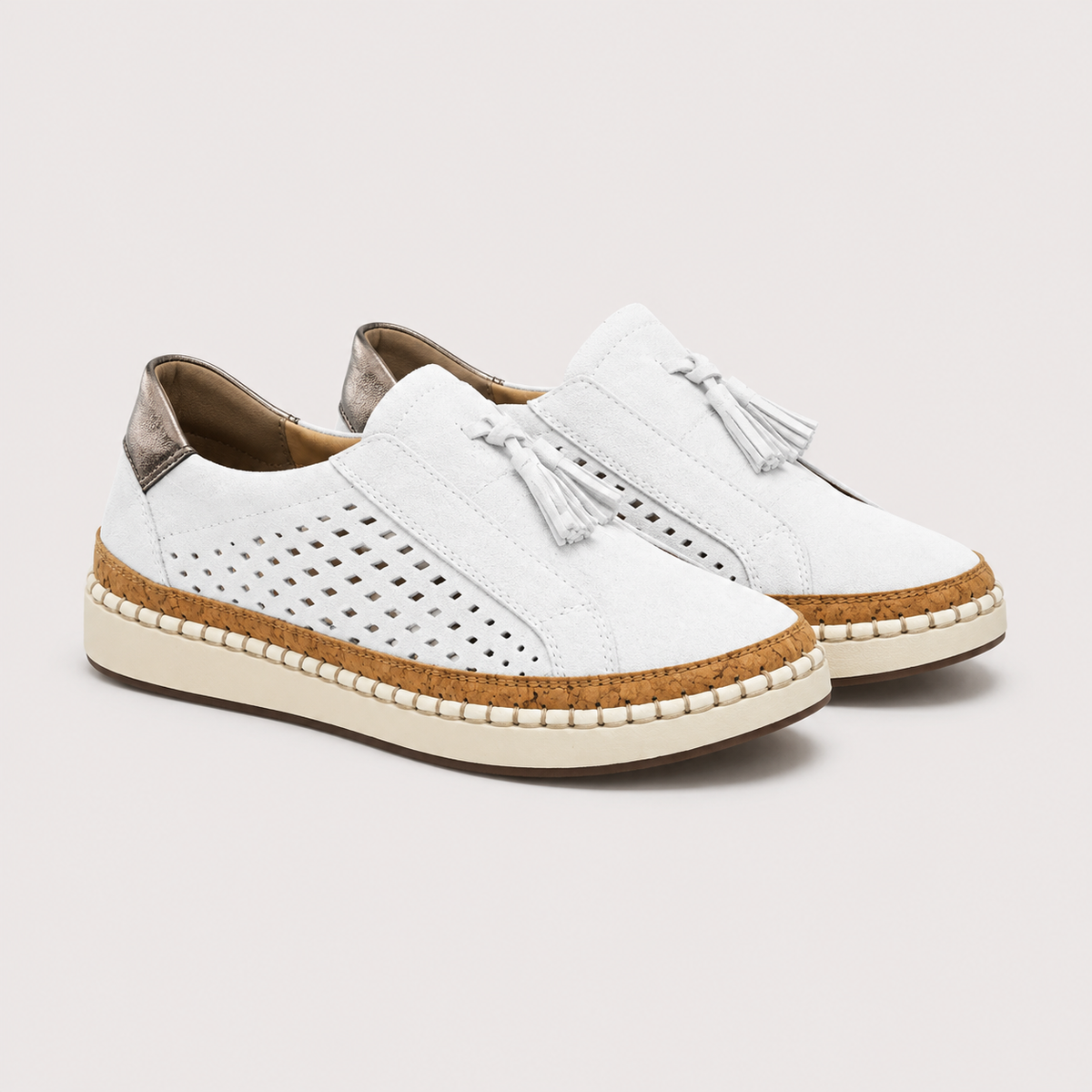 Slip-On Loafers, Lightweight Cushioned Walking Shoes