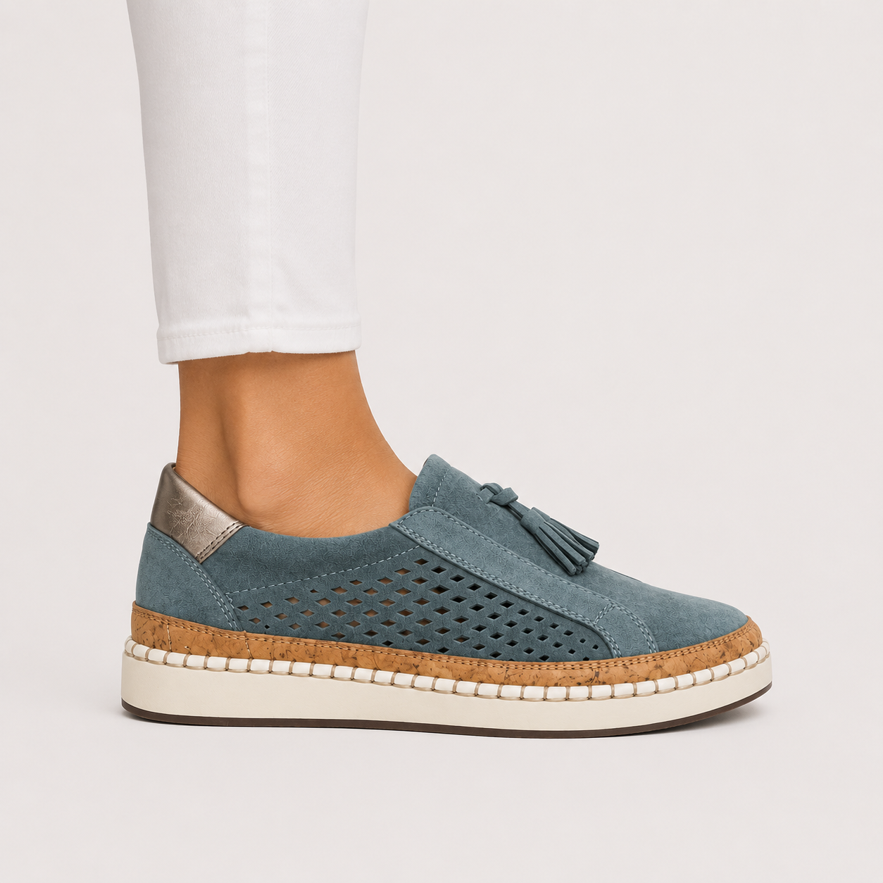 Slip-On Loafers, Lightweight Cushioned Walking Shoes