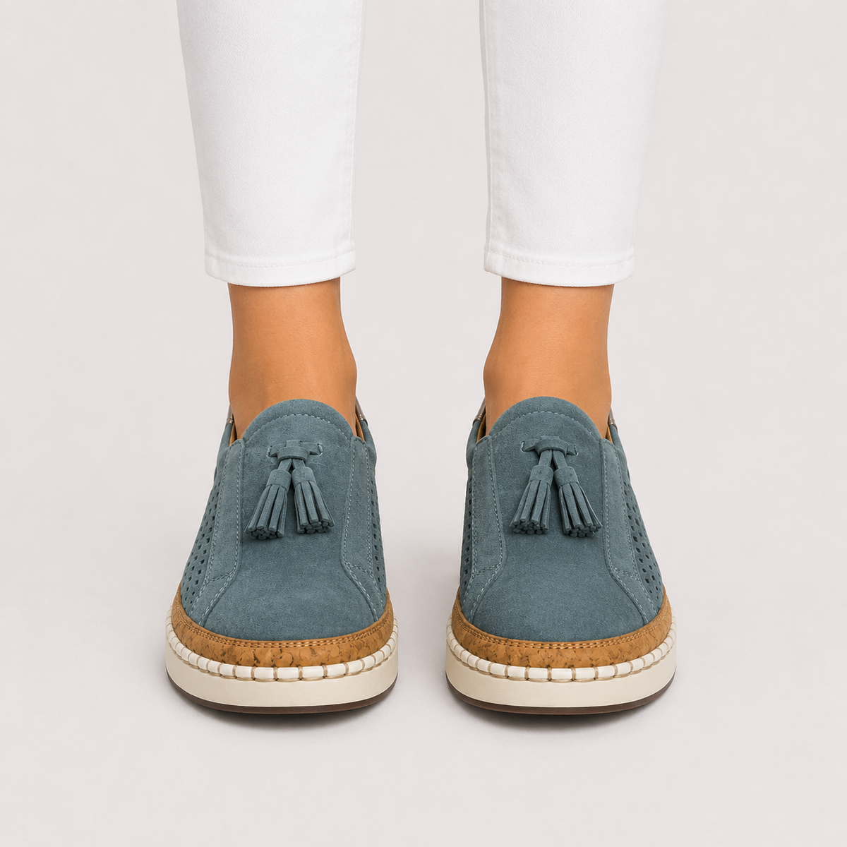 Slip-On Loafers, Lightweight Cushioned Walking Shoes