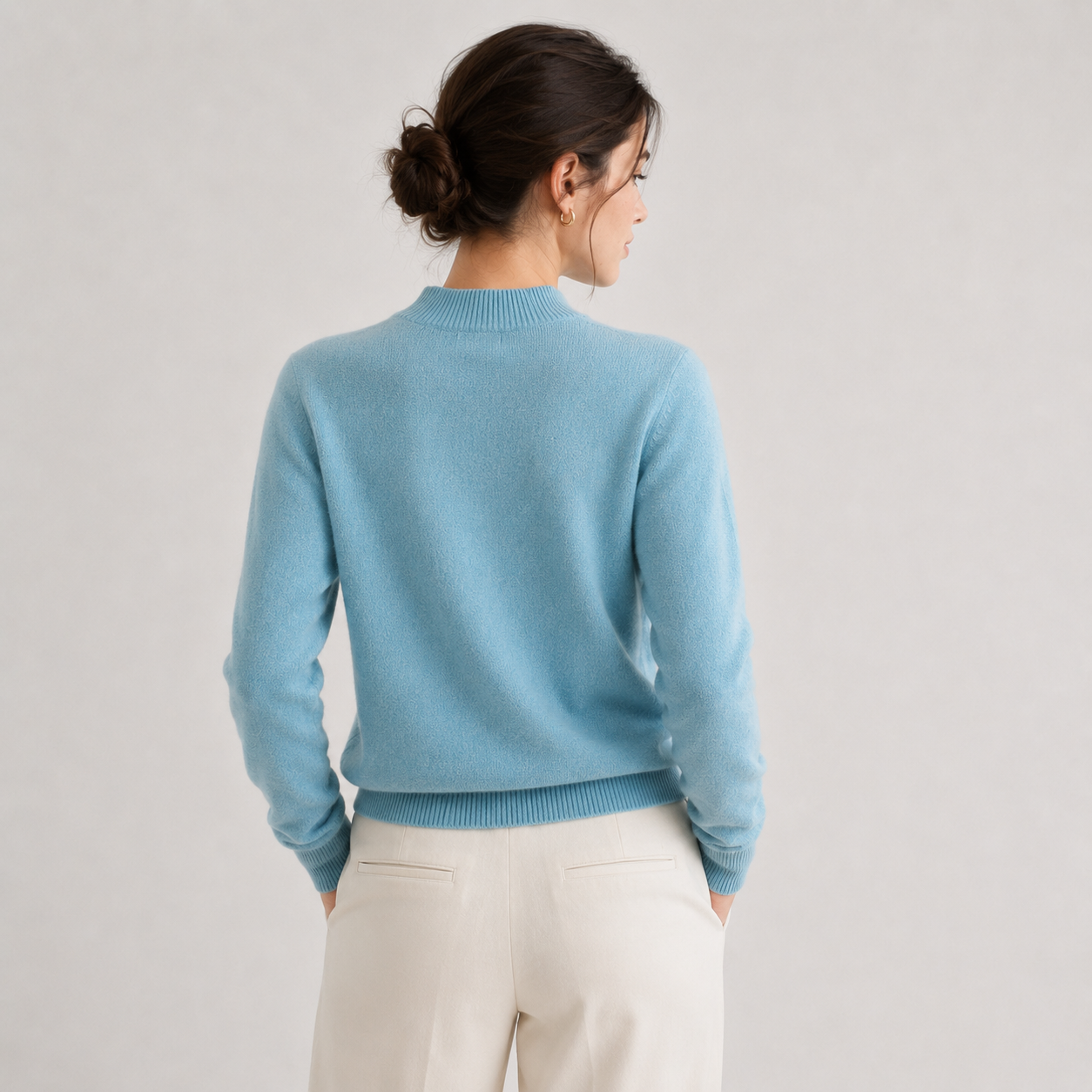 Lightweight Knit Sweater, Soft Classic Winter Jumper