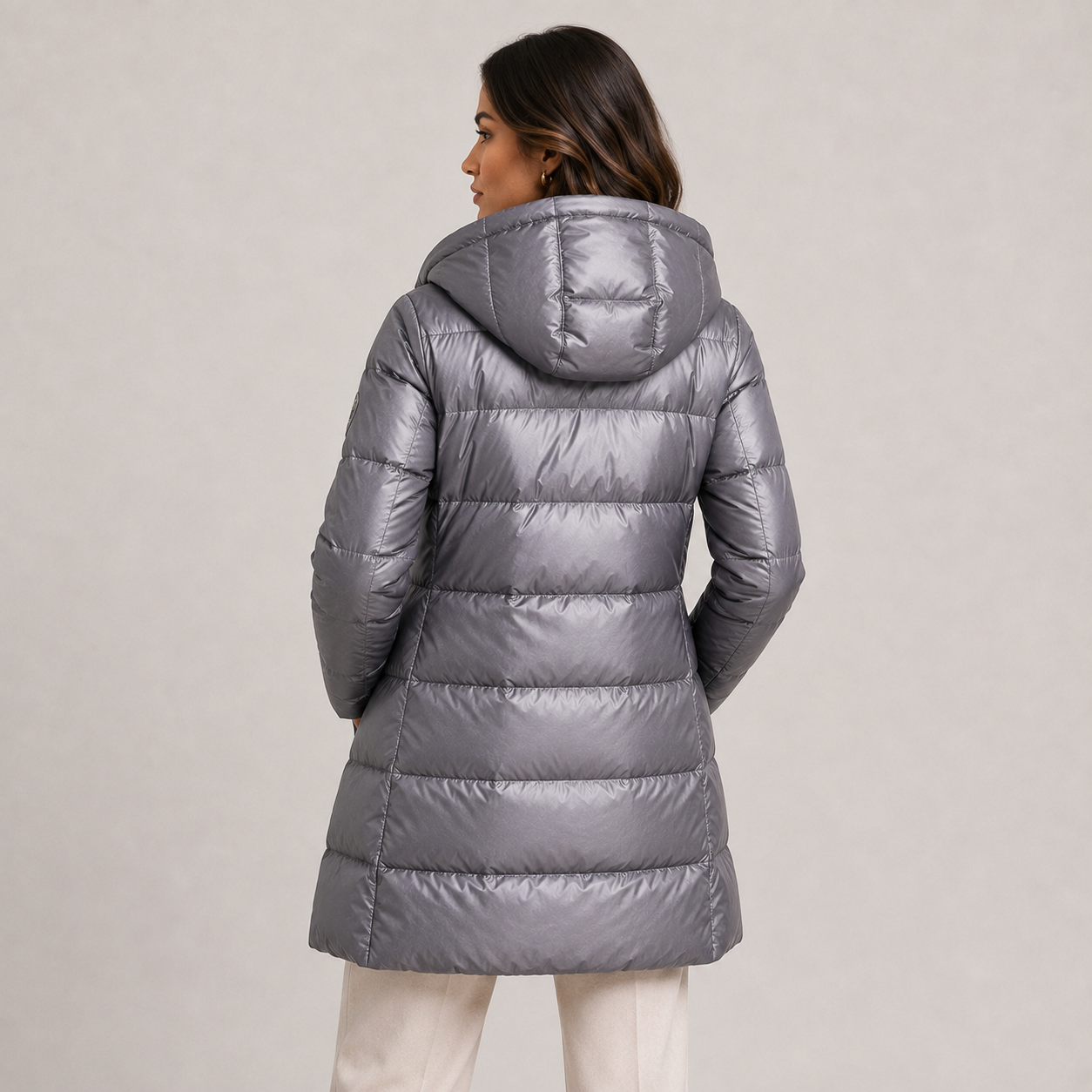 Hooded Puffer Jacket, Insulated Quilted Winter Coat