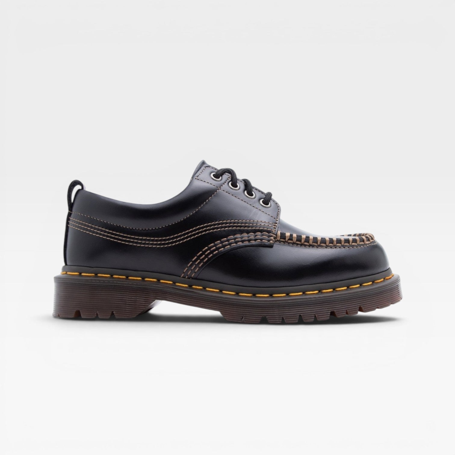 Genuine Cowhide Leather Derby Shoes, Lace Up Oxfords