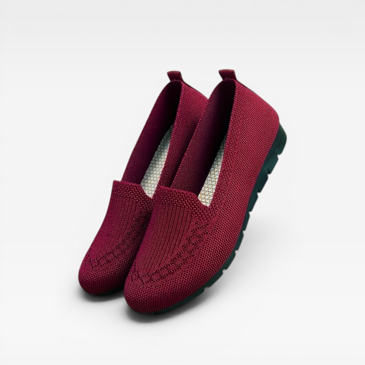 Mesh Slip On Loafers, Breathable Lightweight Flats
