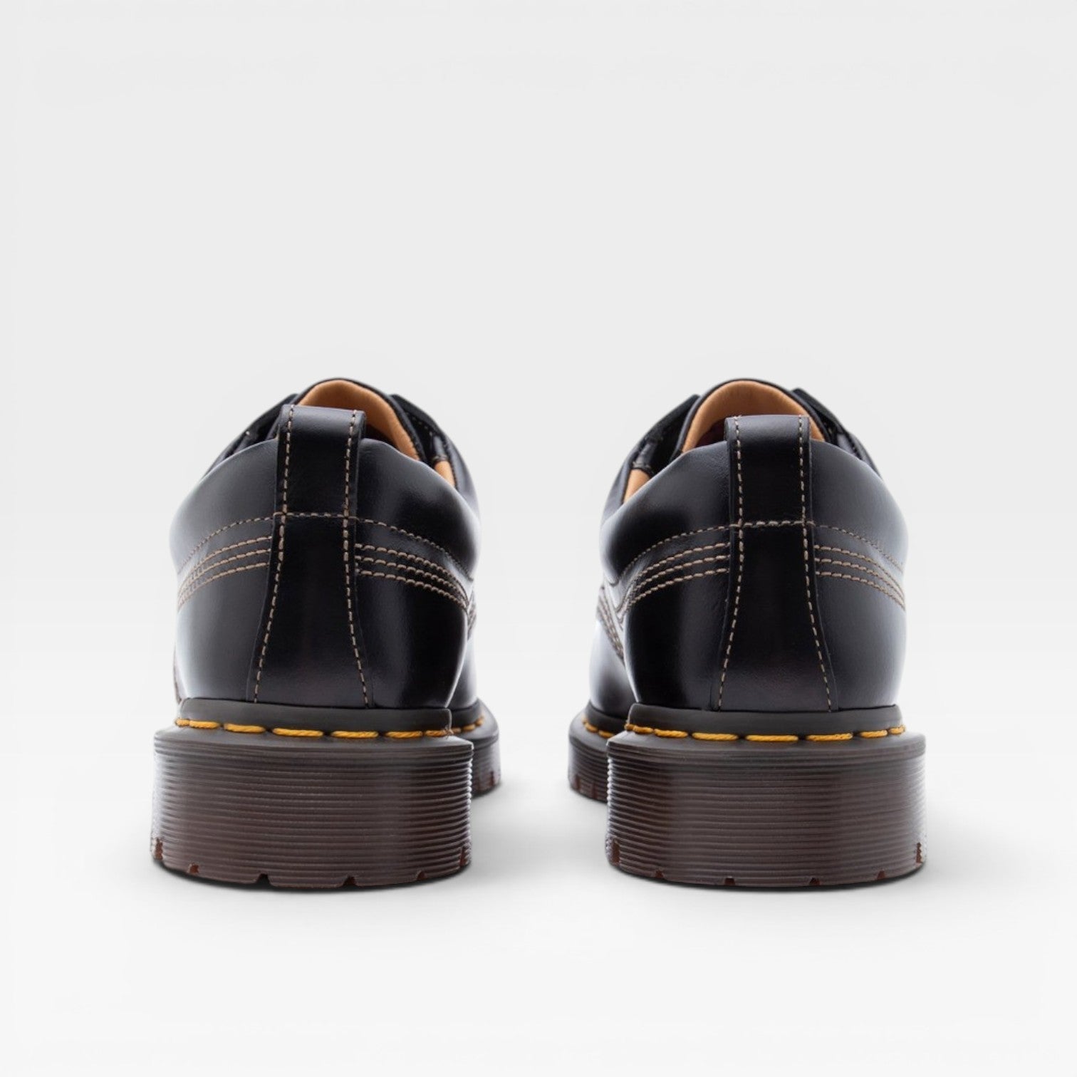 Genuine Cowhide Leather Derby Shoes, Lace Up Oxfords
