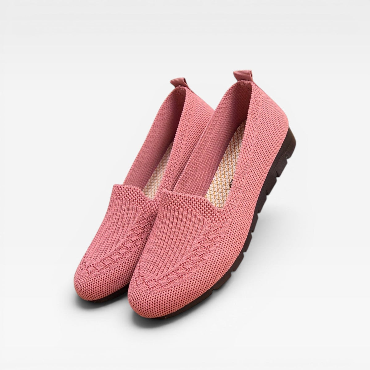 Mesh Slip On Loafers, Breathable Lightweight Flats