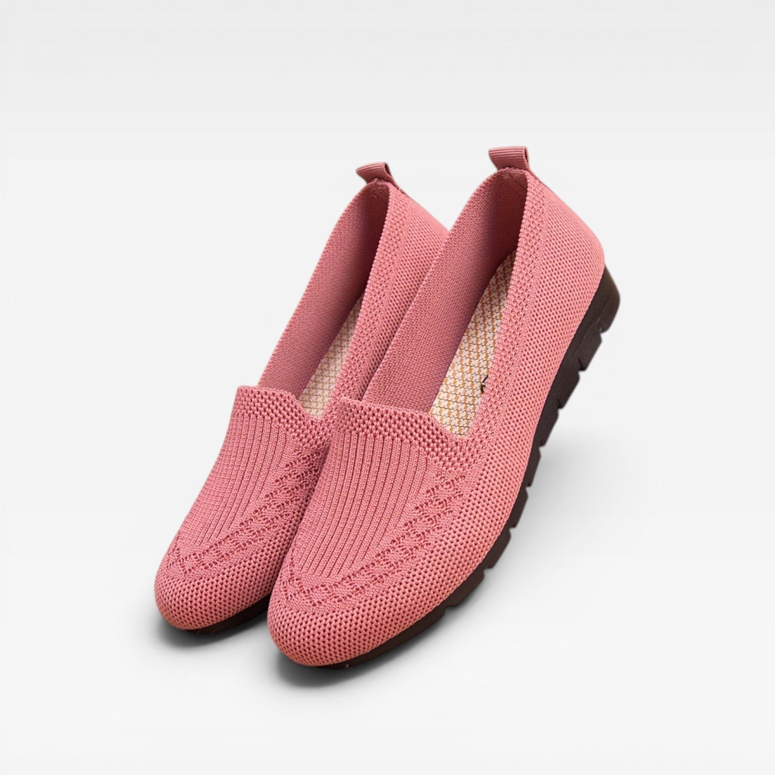 Mesh Slip On Loafers, Breathable Lightweight Flats