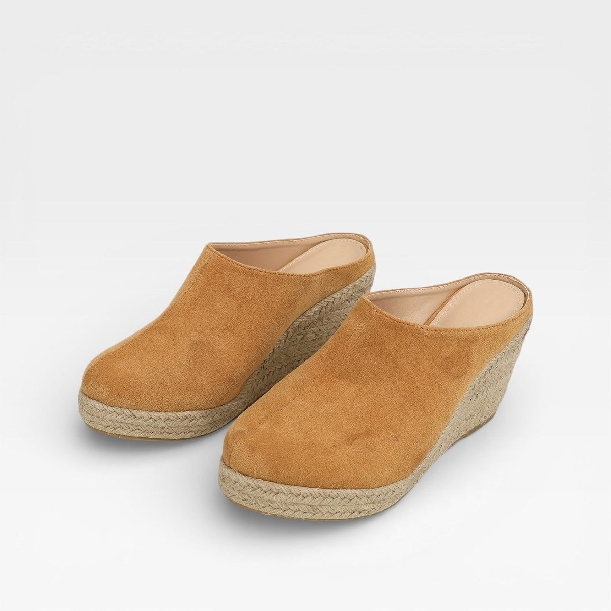 Velvet Wedge Espadrilles, Rope Sole Summer Sandals