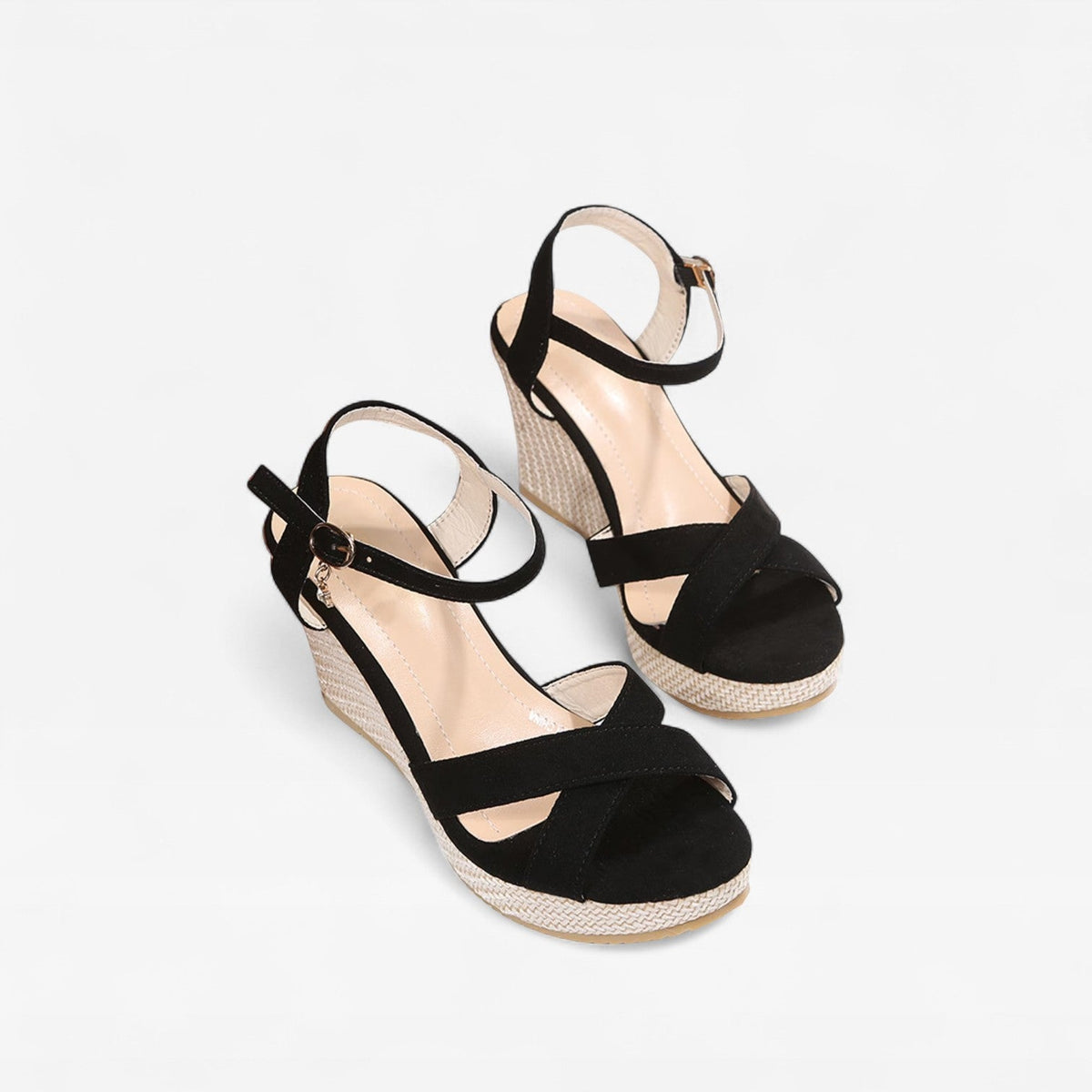 Espadrille Wedge Sandals, Platform Summer Heeled Shoes