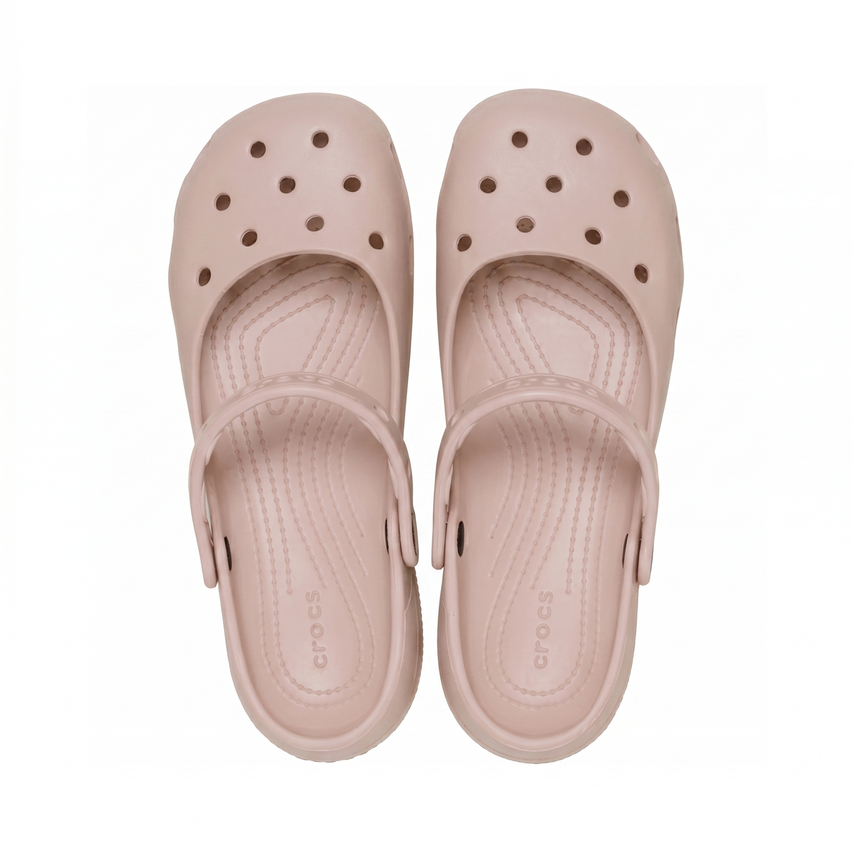 Ventilated Clog Mary Jane Flats, Cushioned Comfort