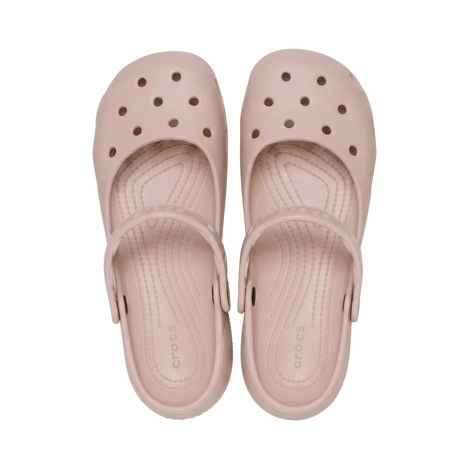 Ventilated Clog Mary Jane Flats, Cushioned Comfort