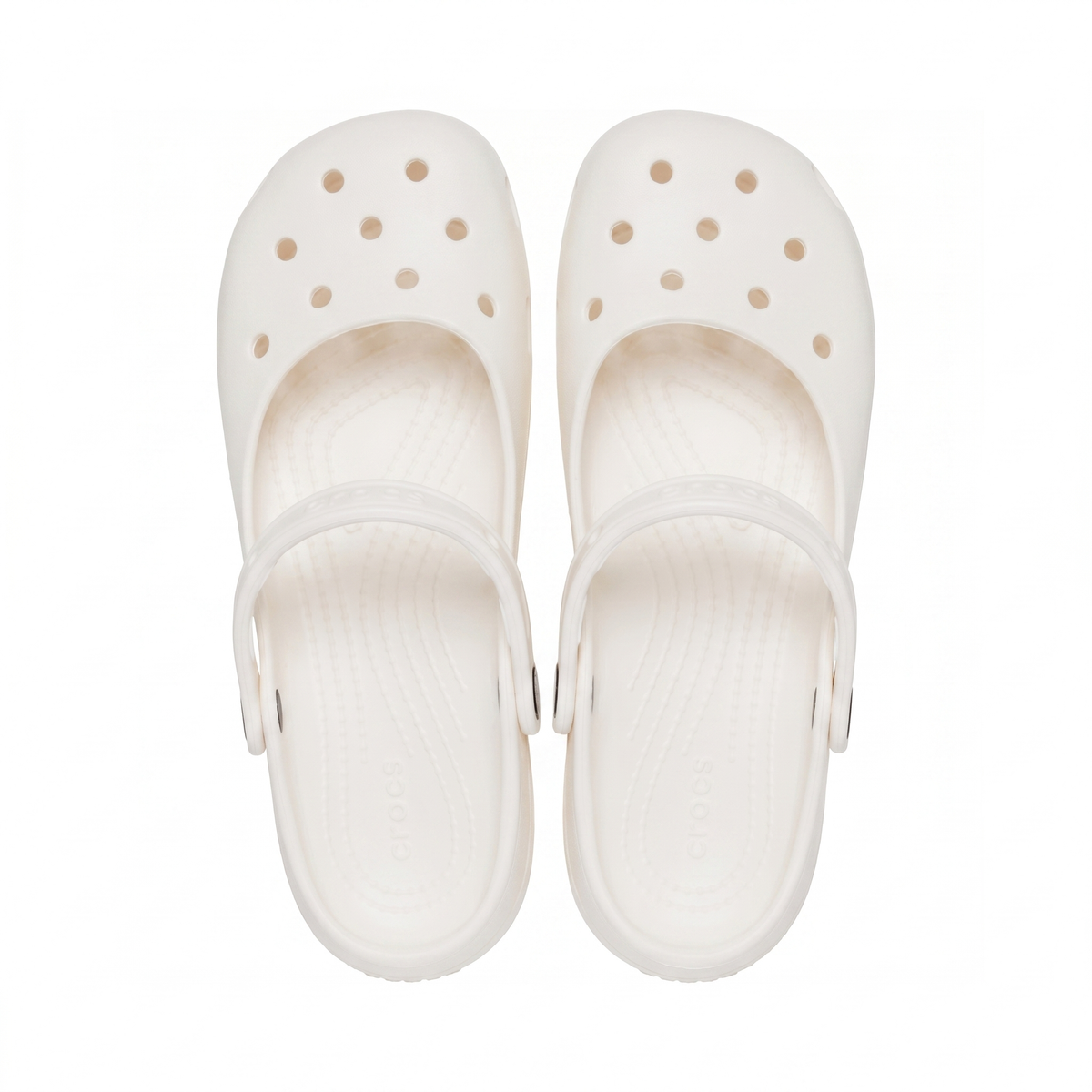 Ventilated Clog Mary Jane Flats, Cushioned Comfort