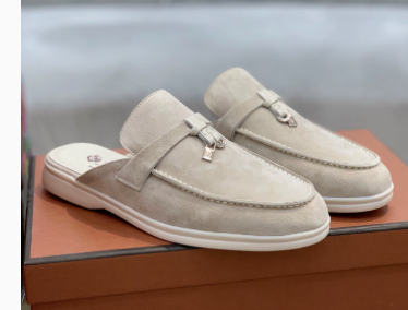 Suede Slip On Mules, Backless Flat Everyday Slide Shoes