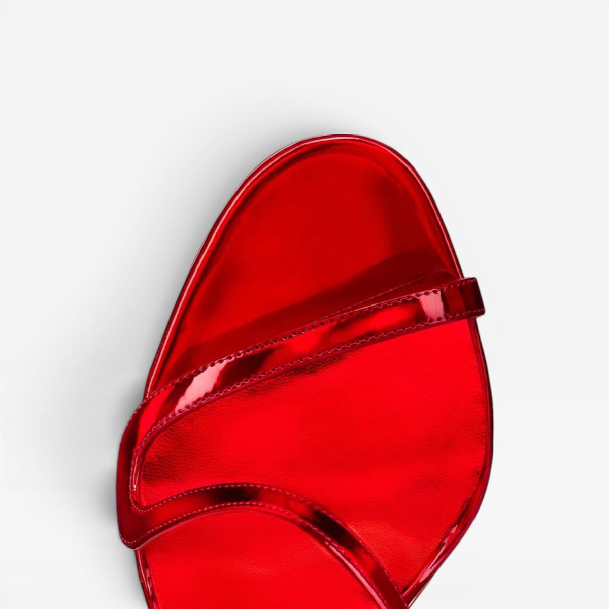 Metallic Strappy Sandals, Criss Cross Open Toe Heels
